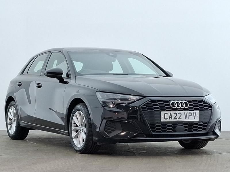 Black Used 2022 Audi A3 Hatchback | £17,998 (Good price) - Image 1/4