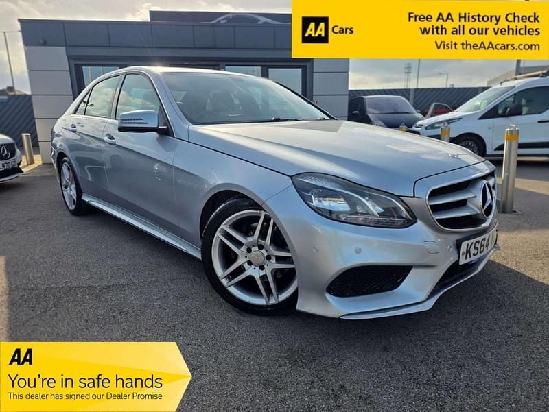 Used Mercedes E250 AMG line 2015 Silver Sedan