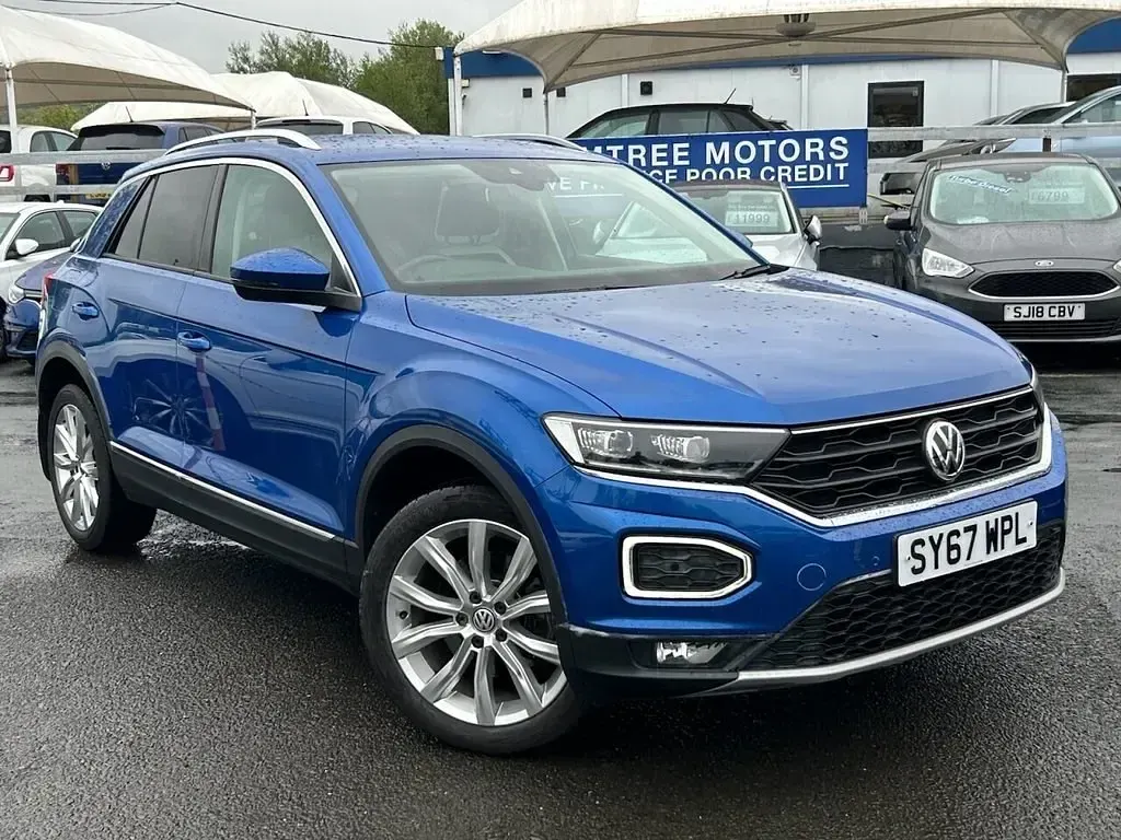 Używany VW T-Roc SEL 150 KM (110 kW) 2018 Niebieski SUV