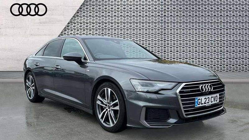 Grey Used 2023 Audi A6 S-Line Sedan | £30,856 (Fair price) - Image 1/4