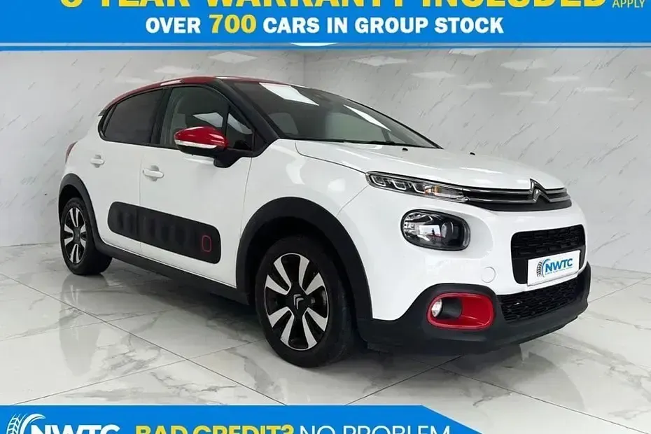 Begagnad Citroën C3 Flair 2018 Vit Halvkombi
