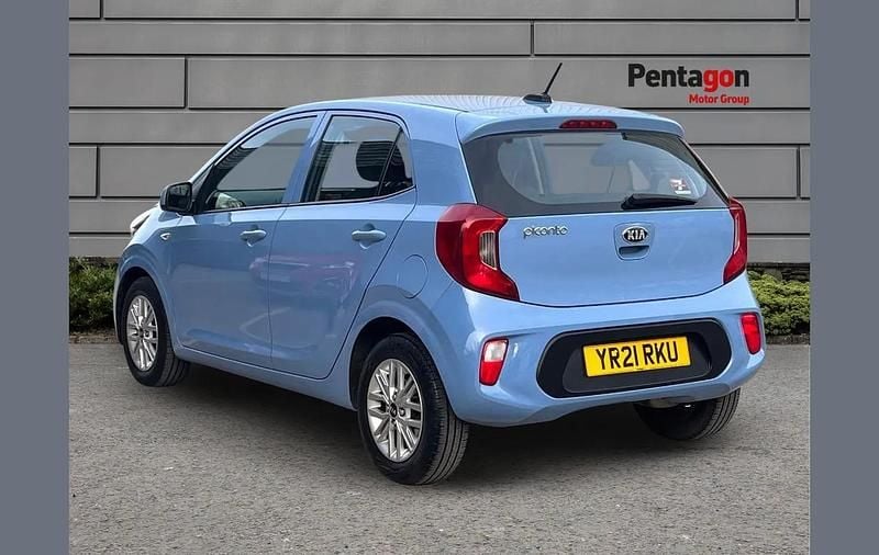 Used Kia Picanto 65 HP (47 kW) 2021 Blue Hatchback