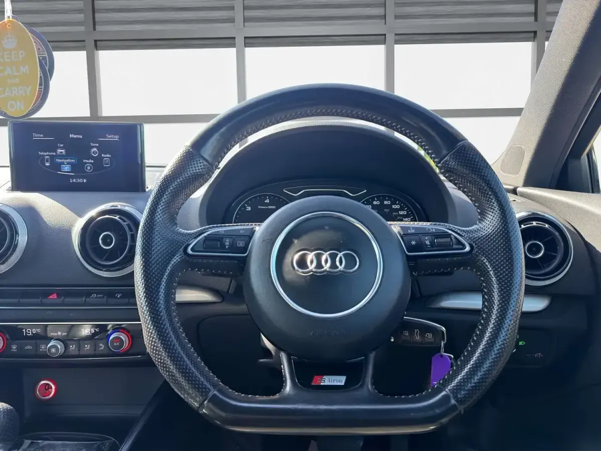 Used Audi A3 S-Line 184 HP (135 kW) 2014 White Hatchback
