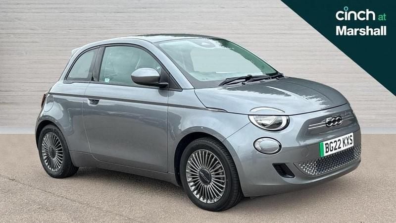 Grey Used 2022 Fiat 500e Icon Hatchback | £11,625 (Fair price) - Image 1/4