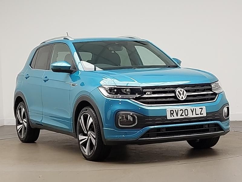 Used VW T-Cross R-line 115 HP (84 kW) 2020 Blue SUV
