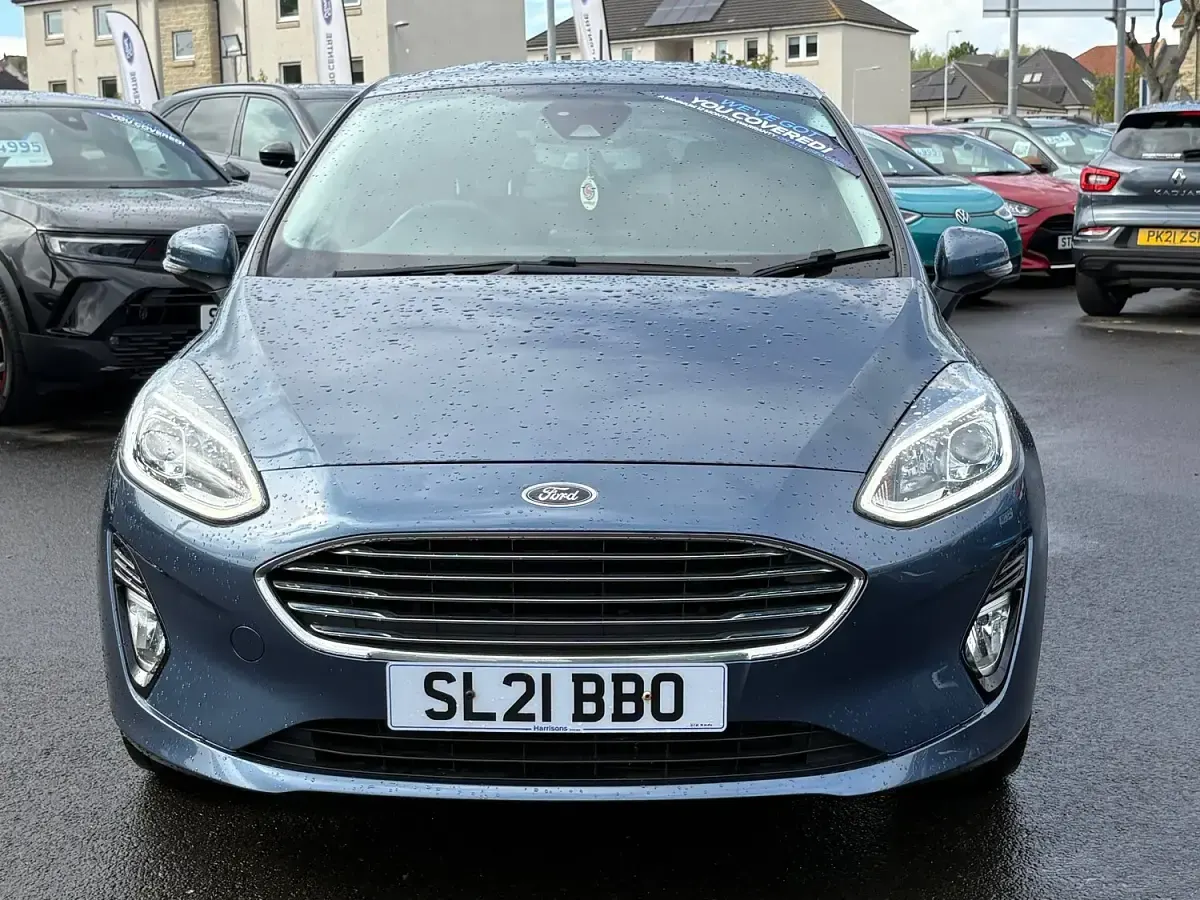 Used Ford Fiesta Titanium X 125 HP (91 kW) 2021 Blue Hatchback