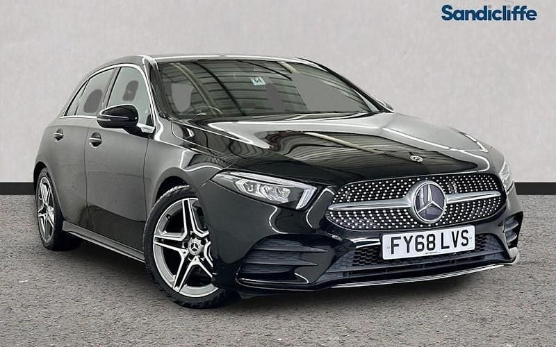 Black Used 2020 Mercedes A200 AMG line Hatchback | £16,247 (Good price) - Image 1/4