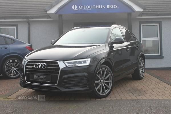 Used Audi Q3 S-line plus 184 HP (135 kW) 2017 Black SUV