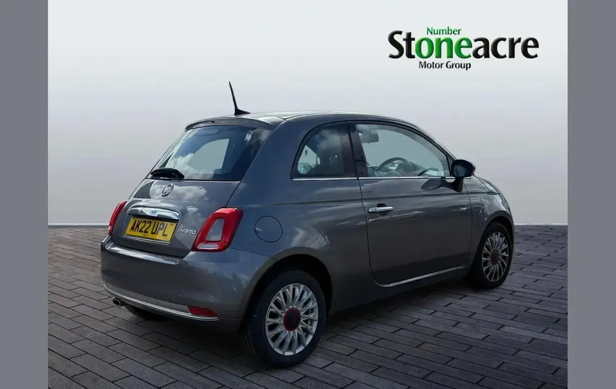 Used Fiat 500 Red 68 HP (50 kW) 2022 Grey Hatchback