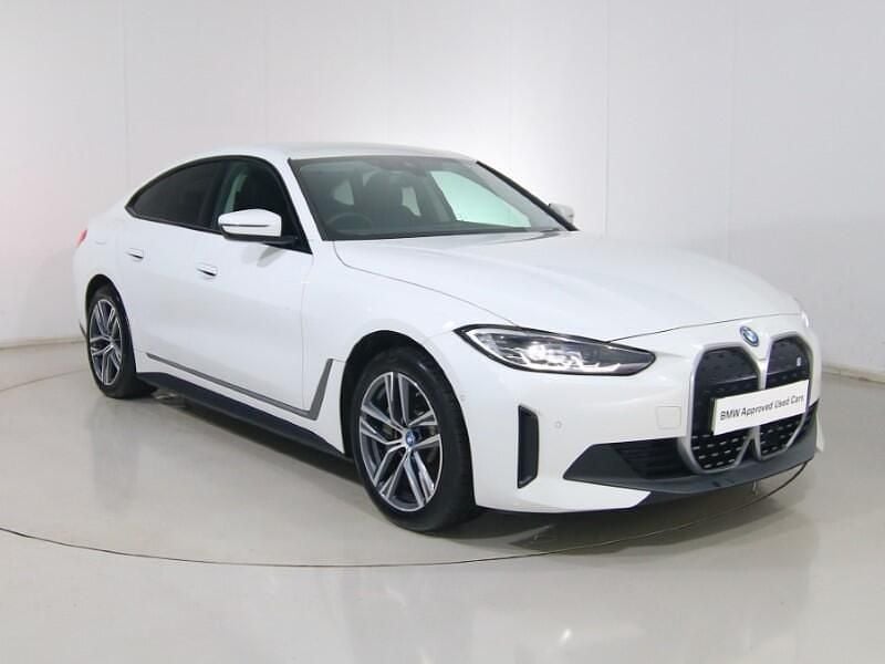 White Used 2022 BMW i4 Sport Line Sedan | £24,995 (Good price) - Image 1/4