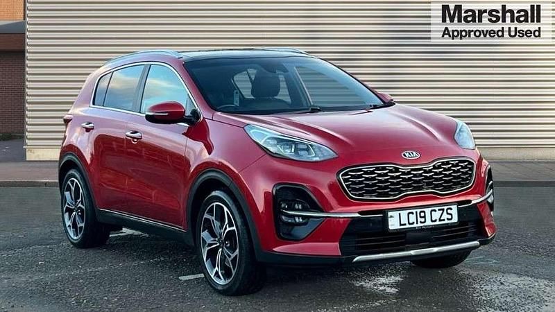 Red Used 2019 Kia Sportage GT-Line S SUV | £15,590 (Good price) - Image 1/4