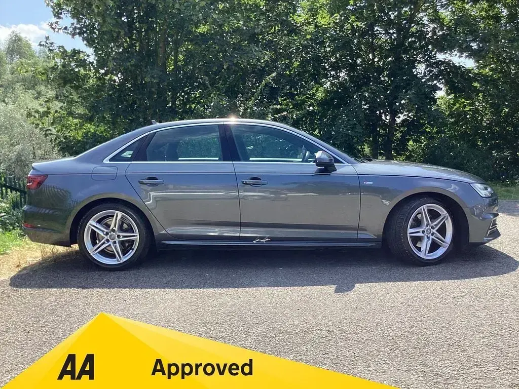 Used Audi A4 S-Line 150 HP (110 kW) 2017 Grey Sedan