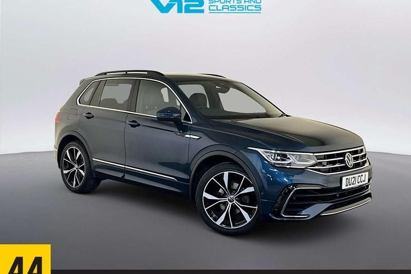 Used VW Tiguan R-line 150 HP (110 kW) 2021 Blue SUV
