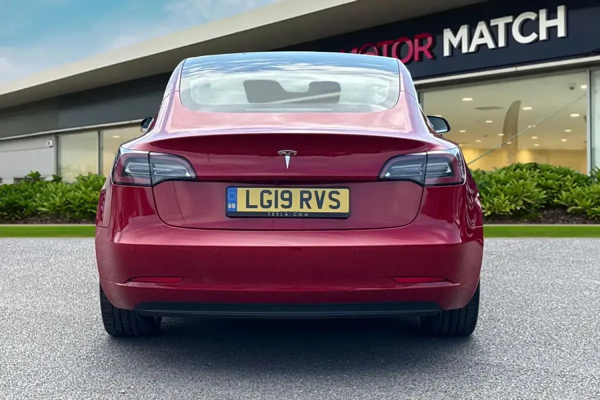 Used Tesla Model 3 Standard Range 52 kW (72 HP) 2019 Red Sedan