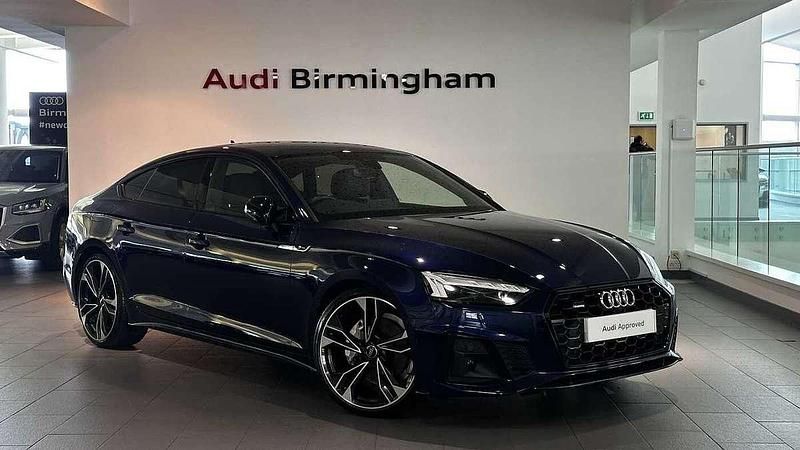 Blue Used 2021 Audi A5 Sportback Comfort Hatchback | £29,985 (Fair price) - Image 1/4
