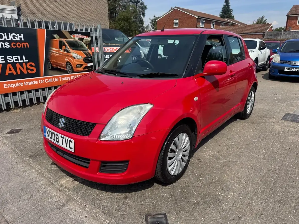 Used Suzuki Swift GL 92 HP (67 kW) 2008 Red Hatchback