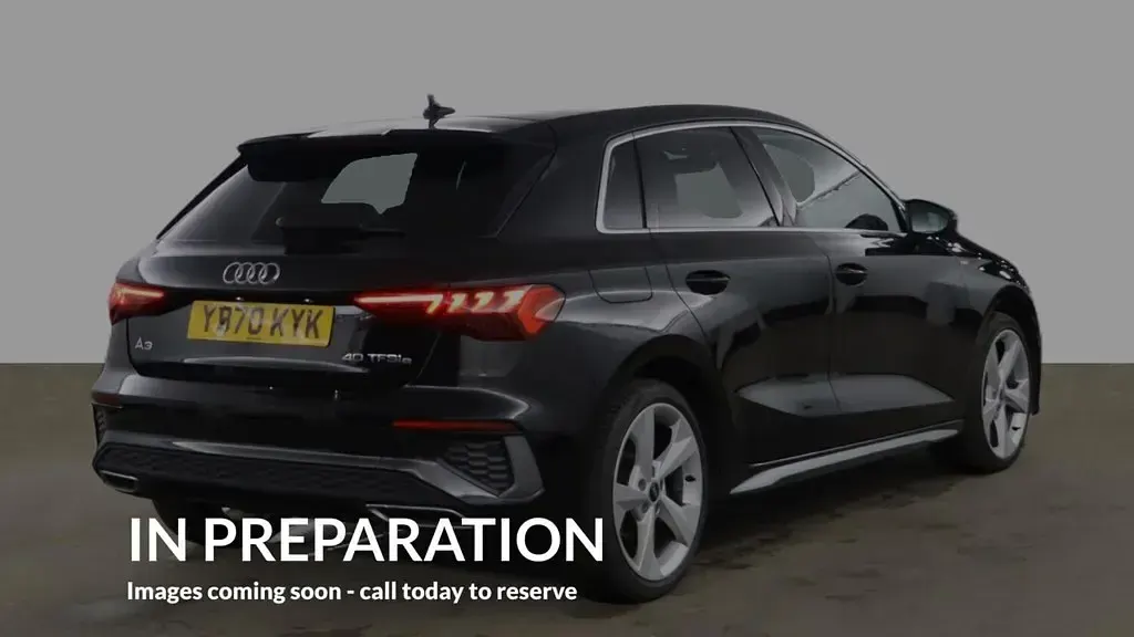 Used Audi A3 e-tron S-Line 204 HP (150 kW) 2021 Black Hatchback