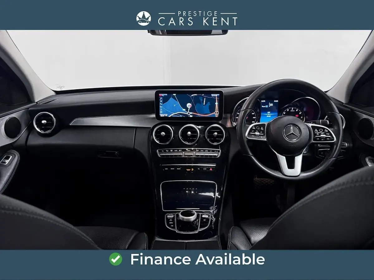 Used Mercedes C200 2018 White Sedan