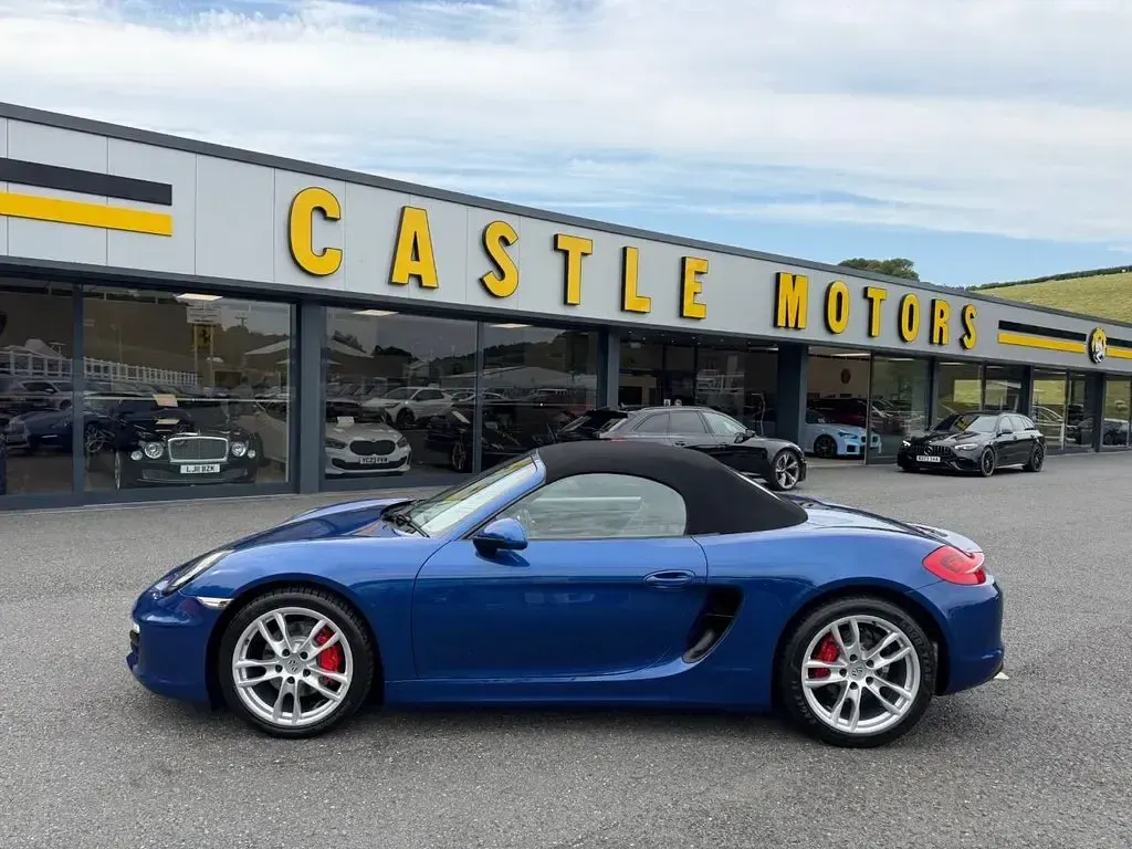 Used Porsche Boxster 315 HP (231 kW) 2012 Blue Cabriolet