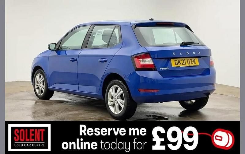 Used Skoda Fabia SE 58 HP (42 kW) 2021 Blue Hatchback