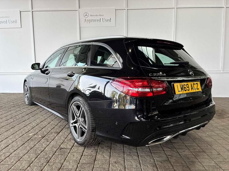 Used Mercedes C220 AMG line 2019 Black Estate