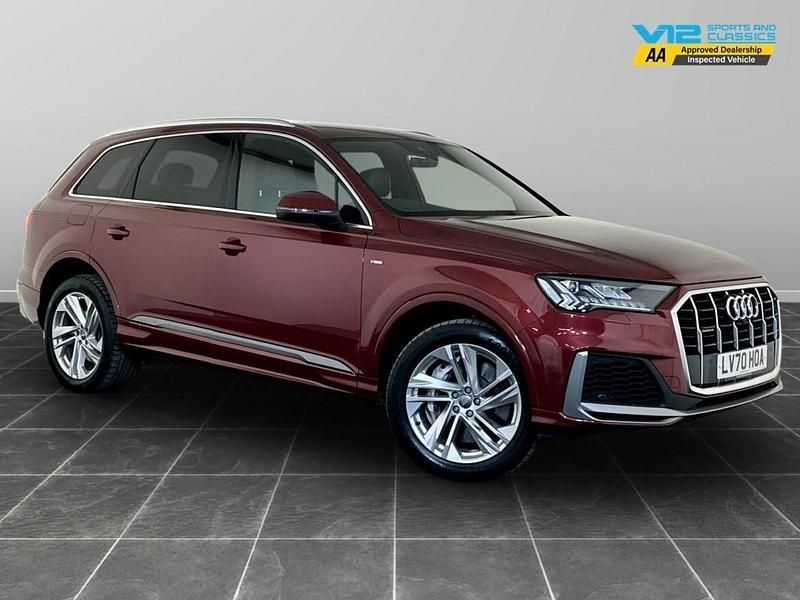 Red Used 2020 Audi Q7 S-Line SUV | £29,995 (Super price) - Image 1/2