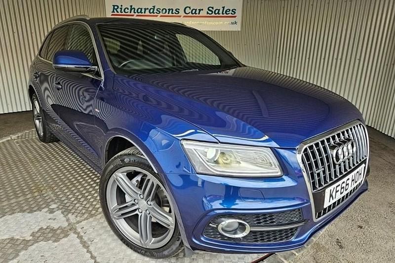 Used Audi Q5 S-line plus 190 HP (139 kW) 2016 Blue SUV