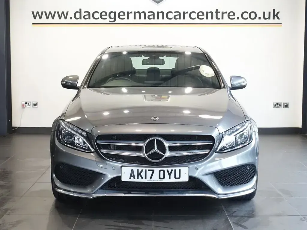 Used Mercedes C220 AMG line 170 HP (125 kW) 2017 Grey Sedan