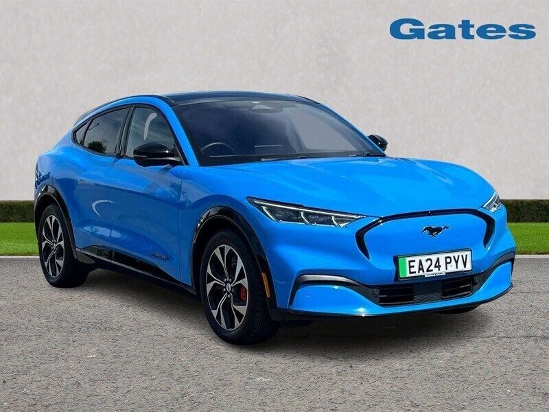 Blue Used 2024 Ford Mustang Mach-E Extended Range SUV | £34,799 (Fair price) - Image 1/4
