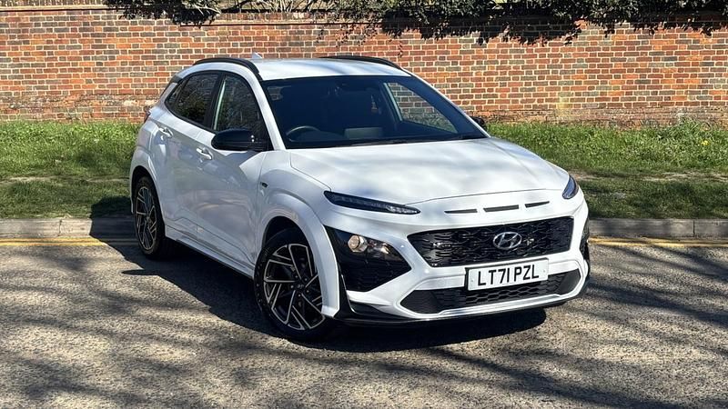 Used Hyundai Kona N Line 120 HP (88 kW) 2021 White SUV