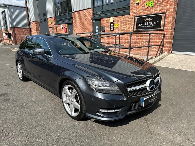 Grey Used 2014 Mercedes CLS350 Shooting Brake AMG Estate | £13,349 - Image 1/4