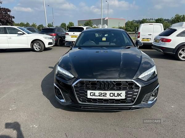 Black Used 2022 Audi A5 S-Line Coupe | £23,950 (Fair price) - Image 1/4