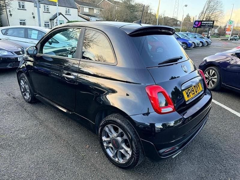 Used Fiat 500 S 69 HP (50 kW) 2019 Black Hatchback
