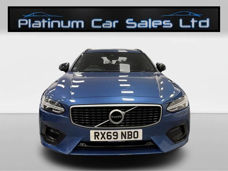 Used Volvo V90 R-Design 190 HP (139 kW) 2019 Blue Estate