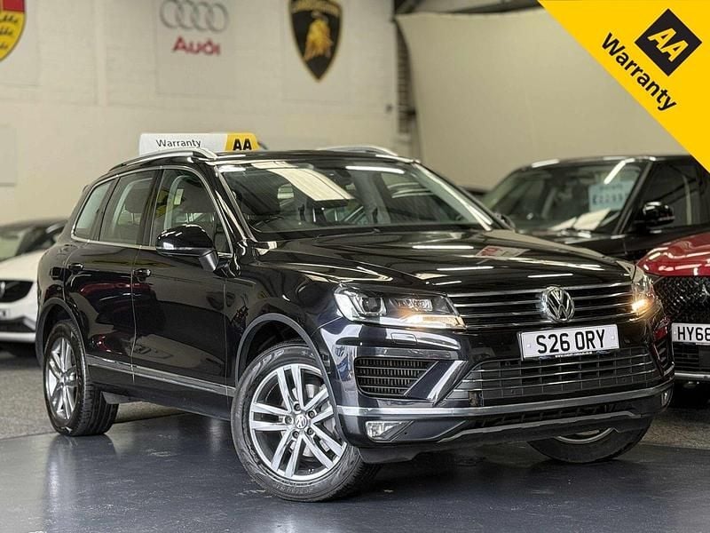Black Used 2017 VW Touareg SE SUV | £15,995 (Good price) - Image 1/4