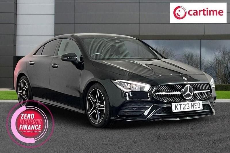 Black Used 2023 Mercedes CLA200 AMG Line Premium Coupe | £24,399 (Fair price) - Image 1/4