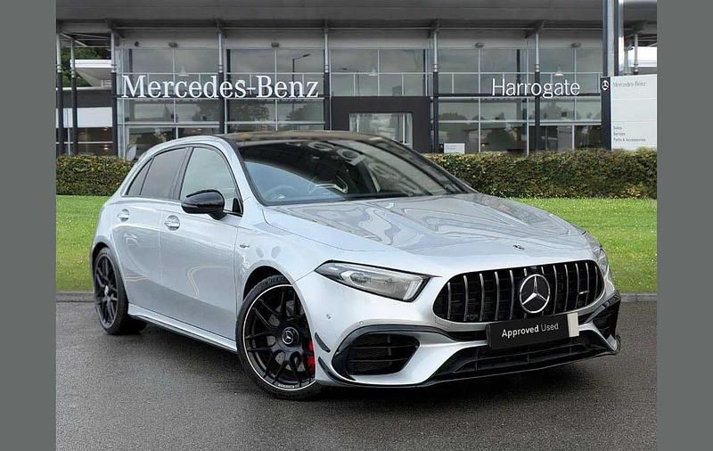 Used Mercedes A45 AMG 421 HP (309 kW) 2021 Silver Hatchback
