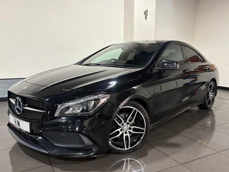 Used Mercedes CLA200 AMG line 136 HP (100 kW) 2016 Black Coupe