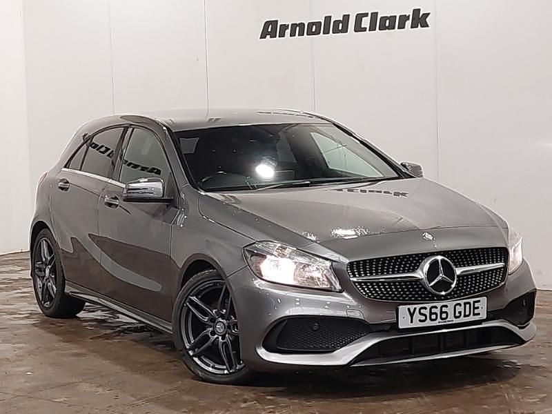 Used Mercedes A180 AMG line 109 HP (80 kW) 2016 Grey Hatchback