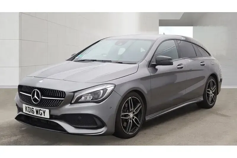 Used Mercedes CLA220 AMG line 177 HP (130 kW) 2016 Grey Coupe