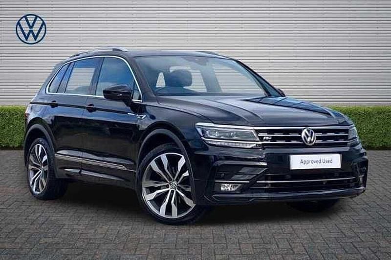 Used VW Tiguan R-line 150 HP (110 kW) 2018 Black SUV