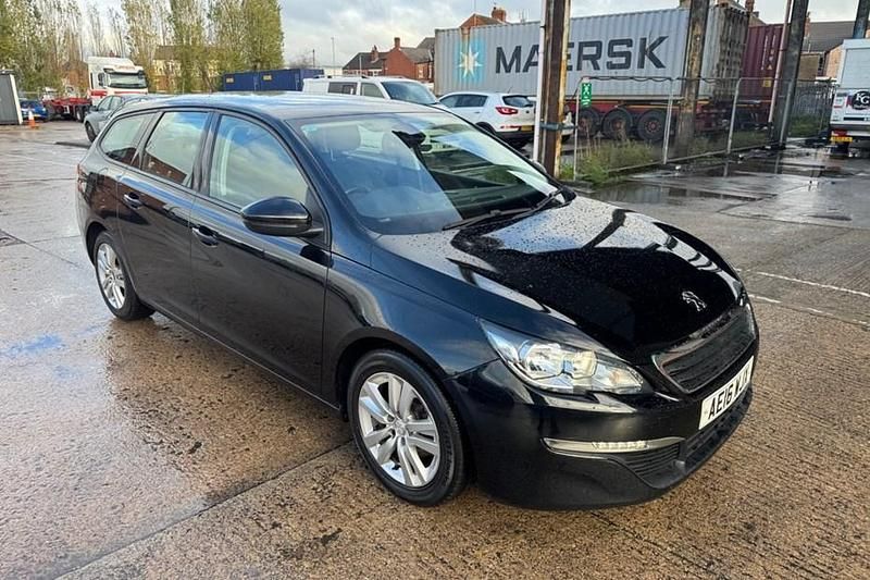 Black Used 2016 Peugeot 308 Active Estate | £2,495 (Good price) - Image 1/1