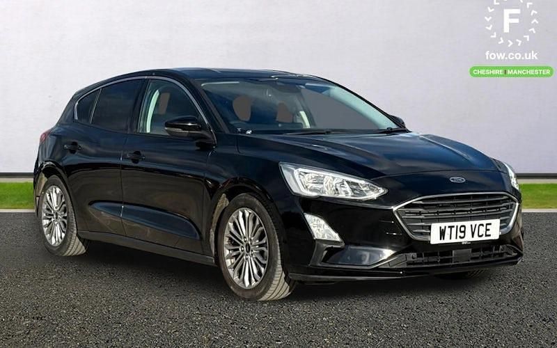 Black Used 2019 Ford Focus Titanium X Hatchback | £11,799 (Good price) - Image 1/4