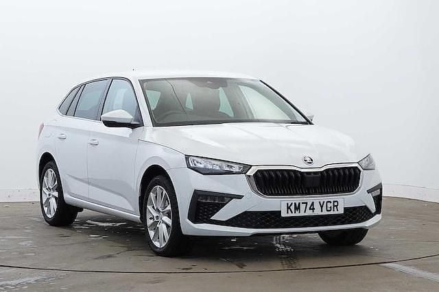 Moon white metallic Used 2024 Skoda Scala SE L Hatchback | £19,995 (Expensive) - Image 1/4