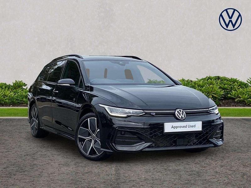 Black Used 2024 VW Golf VIII R-line Estate | £28,190 (Expensive) - Image 1/4