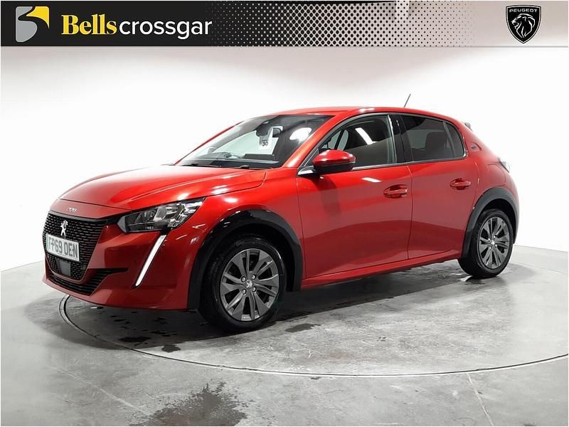 Used Peugeot e-208 Allure 98 kW (134 HP) 2020 Red Hatchback