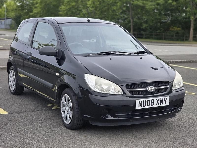 Black Used 2008 Hyundai Getz Hatchback | £995 (Fair price) - Image 1/3