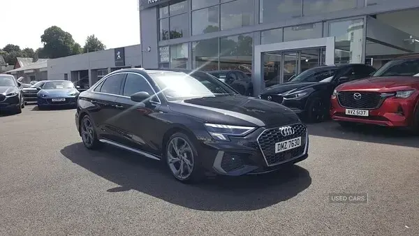Used Audi A3 S-Line 110 HP (80 kW) 2021 Black Sedan