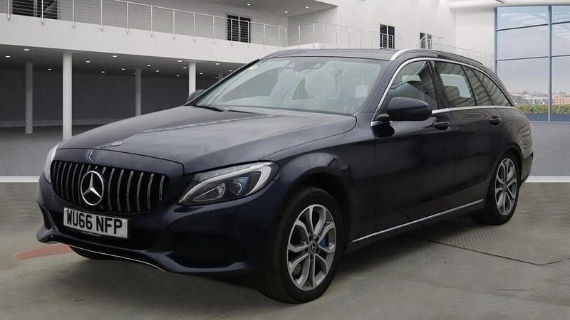 Used Mercedes C350e 2016 Blue Estate