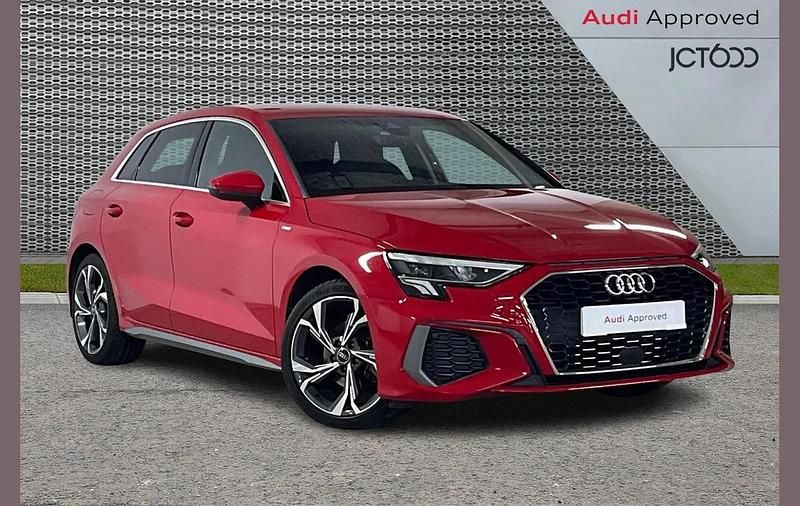 Used Audi A3 S-Line 147 HP (108 kW) 2024 Red Hatchback